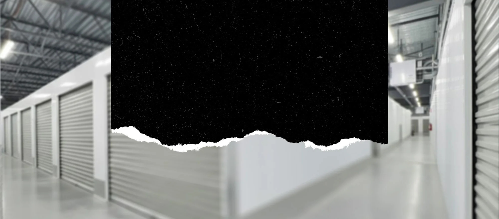 Bannière d’entreposage avec espace réservé pour texte promotionnel.